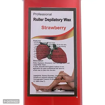 SPIRITUAL HOUSE Reldor Roll On Wax, Hair Removal Soft Wax Strawberry Cartridge, Depilatory Wax Roller Refill for legs and arms, Home Self Waxing and saloon (150 Gram)-thumb2