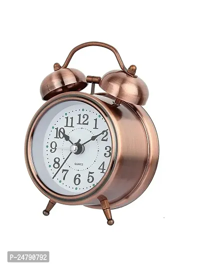 SPIRITUAL HOUSE Twin Bell Gold Alarm Clock Durable  Long Lasting-thumb2