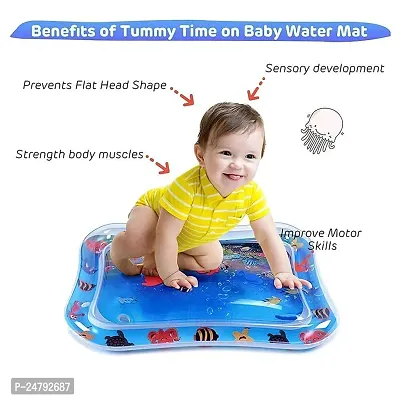 SPIRITUAL HOUSE Inflatable Baby Slapped Pad Toy Tummy Time Floor Cushion Fun Activity Play Center Indoor Outdoor Baby Water Playmate for Infants and Toddlers-thumb5