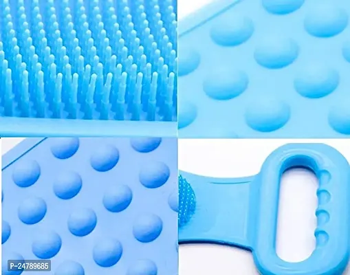 SPIRITUAL HOUSE? Silicone Body Back Scrubber Bath Brush Washer For Dead Skin Removal Mens Womens Double Side Brush Belt For Shower Exfoliating Belt, Lathers Well, Easy to Clean(Body Scrubber)-thumb4