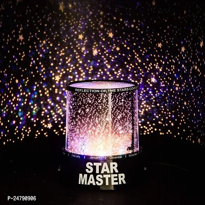 SPIRITUAL HOUSE Colorful New Amazing LED Star Light Star,Night Romantic Gift Cosmos Star Sky Master Projector Starry Night Light Projector Lamp for Kids Bedroom Decor (Black)-thumb4