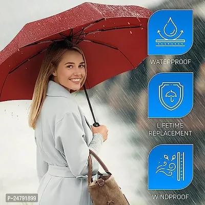 SPIRITUAL HOUSE Umbrella for Men, Umberallas for Rain Big Size Men, Windproof Umberalla Large for Man,Women,Kids,Girls,Boys - 3 Fold with Auto Open and Close-thumb2