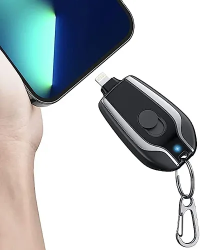 SPIRITUAL HOUSE Mini Emergency Power Pod, 100% Full Capacity Keychain Portable Charger for iPhone, Power Emergency Pod Fast Charging Power Bank Battery Pack for iPhone, iPad, AirPods