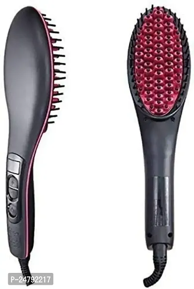 SPIRITUAL HOUSE Straightener Hair Brush, straightening Machine, 3 in 1 Ceramic Fast Hair Straightener for Women's Hair Straightening Brush, Hair-thumb2