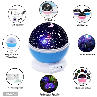 SPIRITUAL HOUSE Night_Projection_LAMP 10W Sky Star Master Night Light Projector Lamp, Multicolour, Round-thumb4