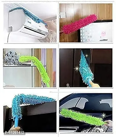 Foldable Microfiber Fan Cleaning Duster Flexible Fan mop for Quick and Easy Cleaning of Home,-thumb4