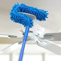 Foldable Microfiber Fan Cleaning Duster Flexible Fan mop for Quick and Easy Cleaning of Home,-thumb1