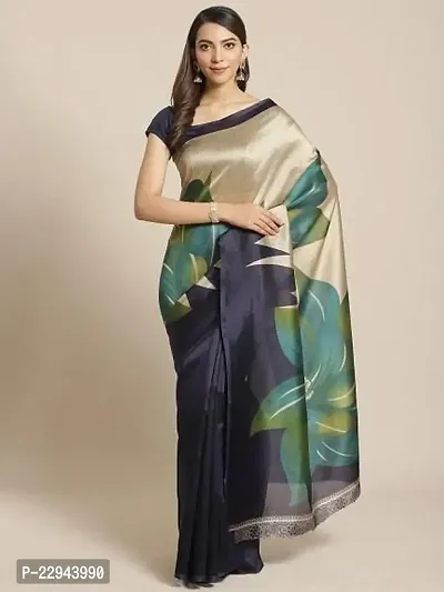 Elegant Printed Art Silk Sarees-thumb0