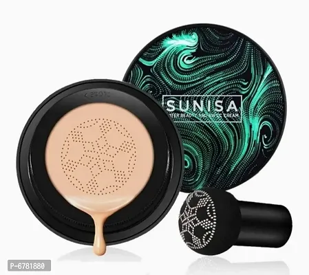 SUNISA CC and BB Water Proof Foundation Cream with Air Cushion Mushroom-thumb0