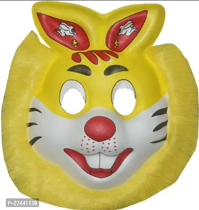 Bunny yellow rabbit animal mask Party Masknbsp;nbsp;(Yellow Pack of 1)