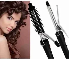 Professional Hair Curler Iron Rod Brush Styler Hair Curler-thumb2