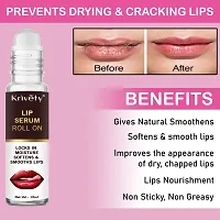 KRIVETY brown Natural Pink Lip Serum Oil For Lip Shine, Glossy, Soft With Moisturizer (10 ml) (pack of 1)-thumb1