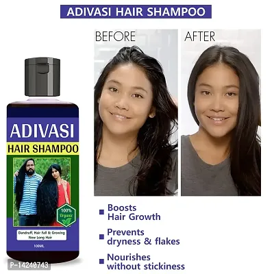 Adivasi keshe bhring raj shampoo ADIVASI KESHA BHRING RAJ  Hair shampoo  (100ml)-thumb4