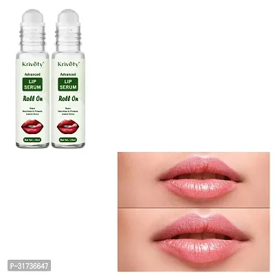 KRIVETY NEEM Natural Pink Lip Serum Oil For Lip Shine, Glossy, Soft With Moisturizer (10 ml) (pack of 2)-thumb0