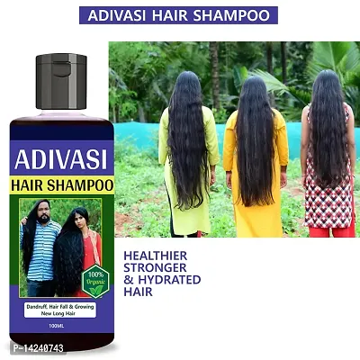 Adivasi keshe bhring raj shampoo ADIVASI KESHA BHRING RAJ  Hair shampoo  (100ml)-thumb0