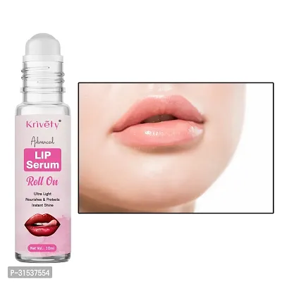 Natural Lip Serum for Lip Shine, Glossy, Soft with Moisturizer for Men and Women  10 Ml-thumb0