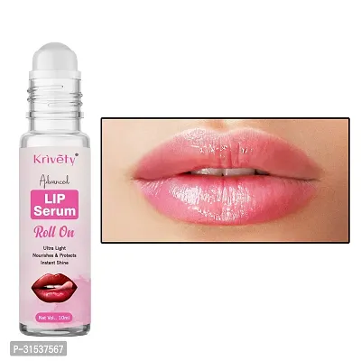 Natural Lip Serum for Lip Shine, Glossy, Soft with Moisturizer for Men and Women  10 Ml-thumb0