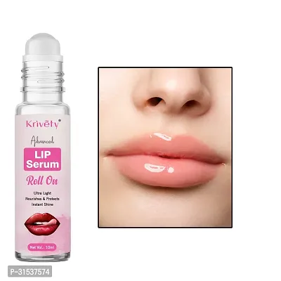 Natural Lip Serum for Lip Shine, Glossy, Soft with Moisturizer for Men and Women  10 Ml-thumb0