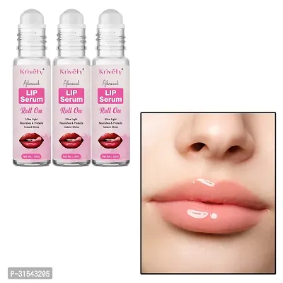 Natural Lip Serum for Lip Shine, Glossy, Soft with Moisturizer for Men and Women  10 Ml Pack Of 3-thumb0