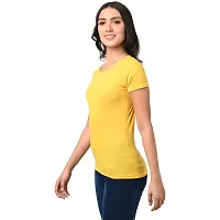 Dress Closet Women's Solid Regular Fit Half Sleeve T-Shirt-thumb4