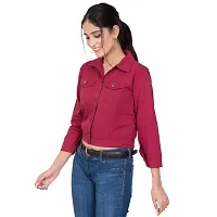 Dress closet Women's Full Sleeve Regular Fit Denim Jacket-thumb2