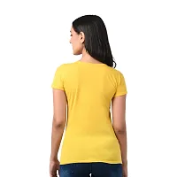 Dress Closet Women's Solid Regular Fit Half Sleeve T-Shirt-thumb1