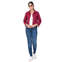 Dress closet Women's Full Sleeve Regular Fit Denim Jacket-thumb4