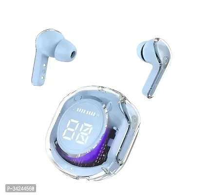 Earbud with Crystal Clear Transparent Design with Digital Display-thumb0