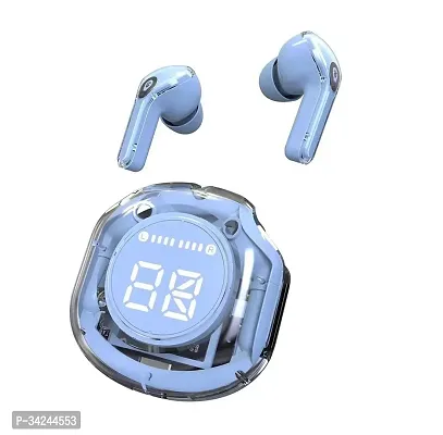 Earbud with Crystal Clear Transparent Design with Digital Display-thumb0