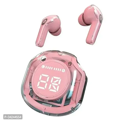 Earbud with Crystal Clear Transparent Design with Digital Display-thumb0