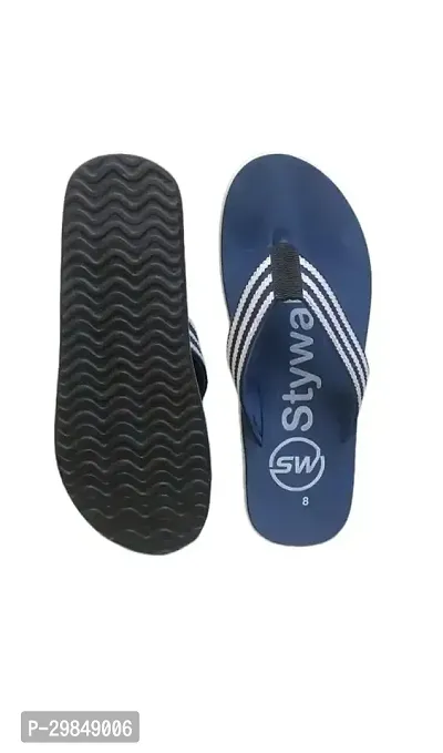 Stylish Blue Synthetic Slippers For Men-thumb0