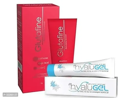 Glutafine Face Wash And Hyalugel Hyaluronic Acid Gel 30gm Combo