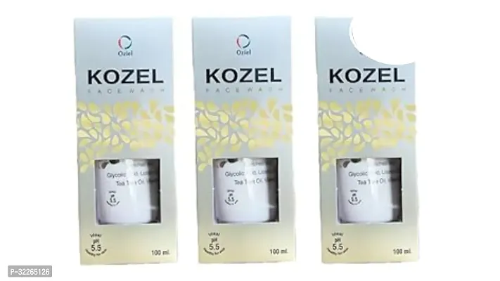 Kozel Face Wash - 100 ml, Pack Of 3