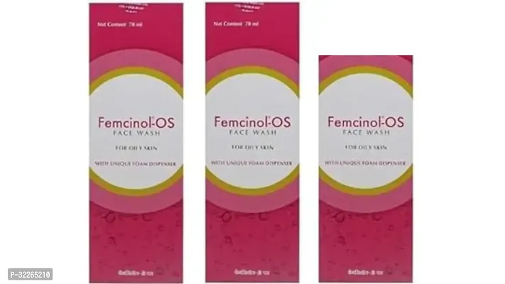 Femcinol-OS Foaming Face Wash For Oily Skin - 70 gm, Pack Of 3-thumb0