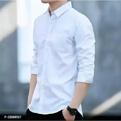 Classic Cotton Solid Casual Shirt for Men