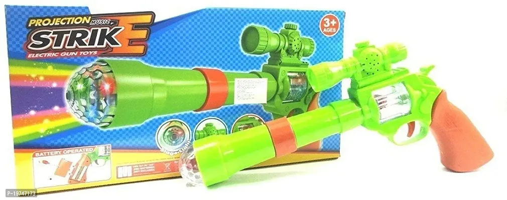 Skyzal Strike Gun Toy with Projector , Fun Target Shooting Battle Fight Game for Kids