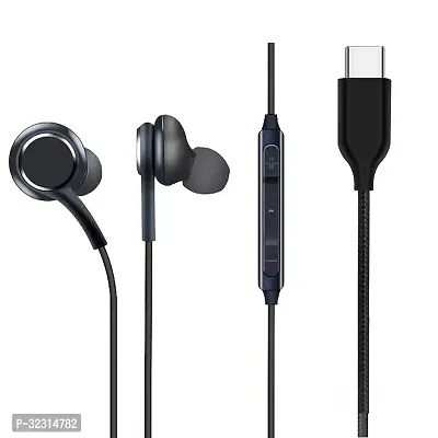 Stylish Black Wired - 3.5 MM Single Pin Headphones-thumb0