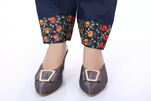 Stylish Fancy Cotton Silk Kurta And Pant Set For Women-thumb4