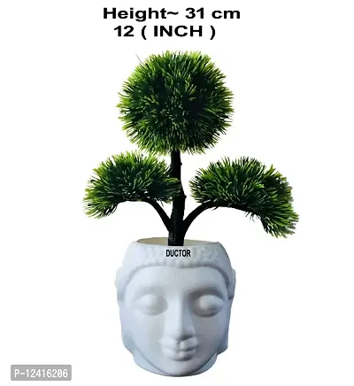 DUCTOR Natural Looking Bonsai Artificial Plant with Budha Pot . Best Design for Home,Office,Living Room Decoration and Gift Item . H~31cm-thumb3