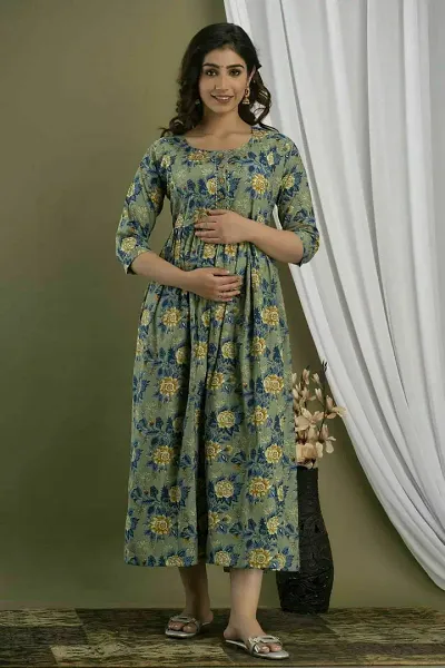 Maternity Wear Cotton Gowns