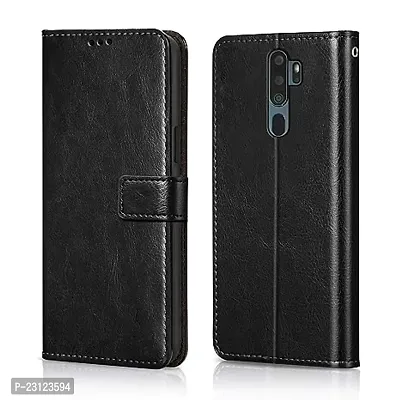 Oppo A5 2020, A9 2020 black Flip Cover-thumb0