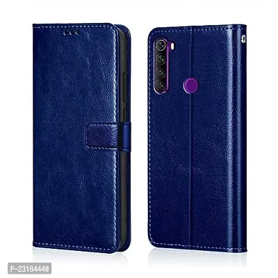 Mi Redmi Note 8 blue Flip Cover-thumb0