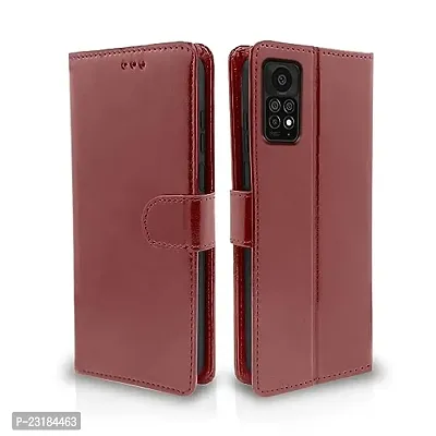 Mi Redmi Note 11 Pro, 11 Pro Plus brown Flip Cover