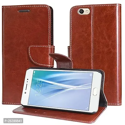 Oppo A71 Brown Flip Cover