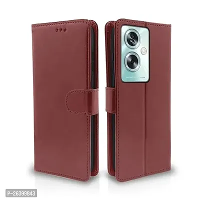 Oppo A79 5G Brown Flip Cover