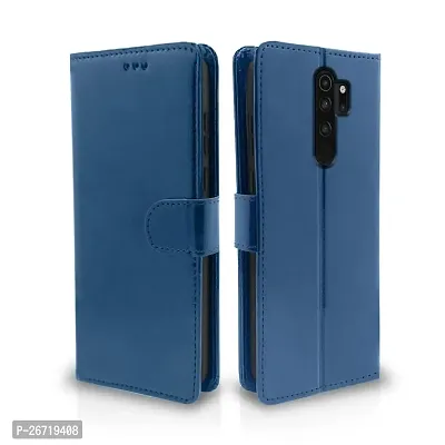 Mi redmi Note 8 Pro Blue Flip Cover-thumb0