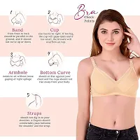 Auletics Maternity Nursing Feeding Bra - Pack of 3 (Multicolor)-thumb2