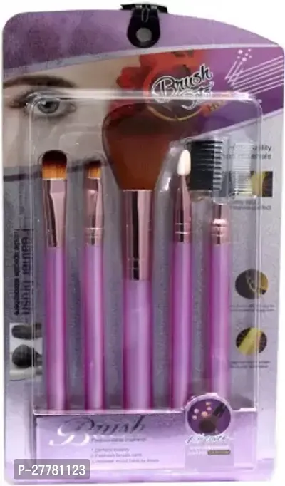 Purse Corner 5In1 High Quilty Make-Up Brush Set  (Pack Of 5)-thumb0