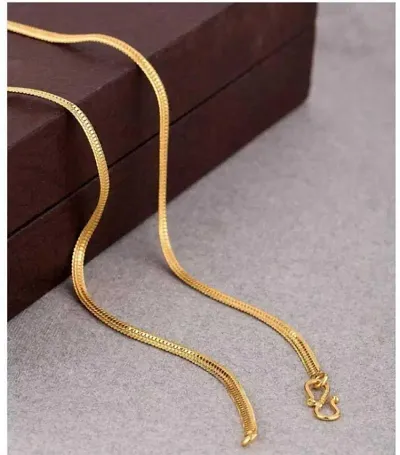 Simple Daily Wear Brass Chains For Womens