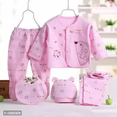 Stylish Pink  Top and Bottom Set For Kids-thumb0